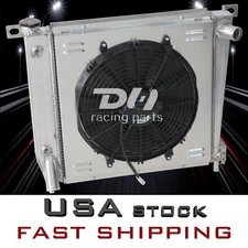 3Rows Alu Radiator+Shroud+14"Fan For 1985-1994 Ford Ranger Explorer Bronco II V6