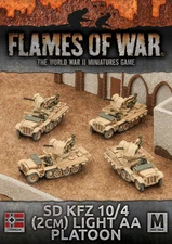 Flames of War - German: Sd Kfz 10/4 (2cm) Light AA Platoon GBX94