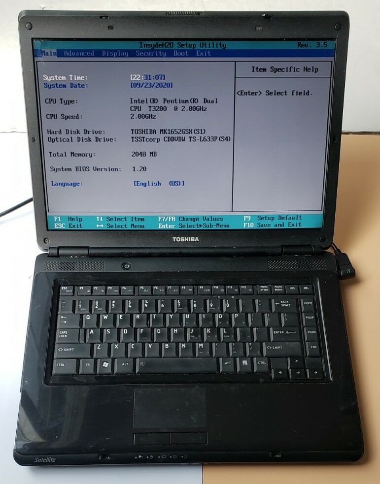 TOSHIBA SATELLITE L305-S5891 Intel Pentium Dual 2GB RAM