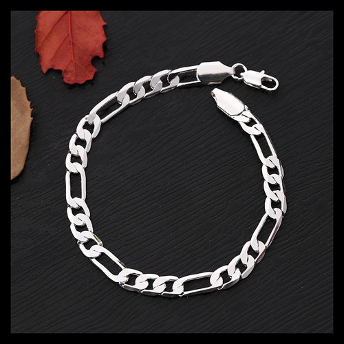 Figaro Chain Bracelet Anklet Gold Silver Ankle Jewllery Foot Women Girl's Beach - Picture 2 of 12