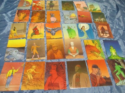 Moebius , Kunst - Trading - Cards 1993 , 90 Sammelbilder / Karten , vollständig