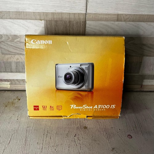 CANON Power Shot A3100 IS Camera Digitale 12.1 MP Argento Completa + 2 BATTERIE - Foto 13 di 17