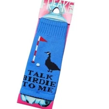 FREAKER Talk Birdie To Me Golfer Bottle / Can Koozie Insulator Sweater NWT