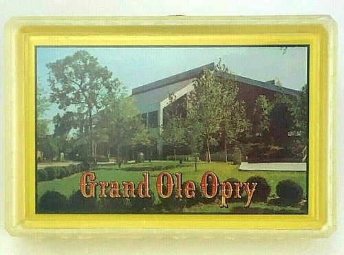 Grand Ole Opry Gift Shop Vintage Sealed Deck Playing Cards In Plastic Case