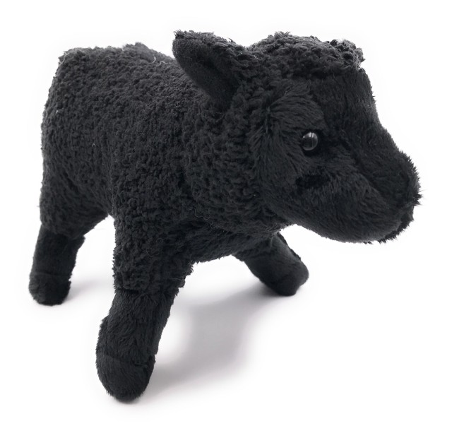 Plüschtier Kuscheltier Stoff Tier Schaf schwarz Mufflon stehend 20 cm Plüschtier Kuscheltier Stoff Tier Schaf schwarz Mufflon stehend 20 cm