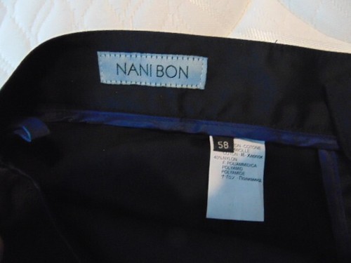 ITALIAN DESIGNER "NANI BON" NEW COTTON PANTS. MADE IN ITALY. EU SIZE-58 - Picture 5 of 5