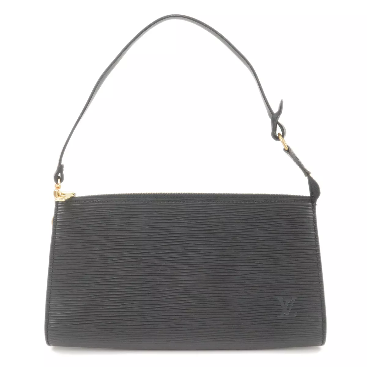 Auth Louis Vuitton Epi Pochette Accessoires M52982 Women's Pouch Noir