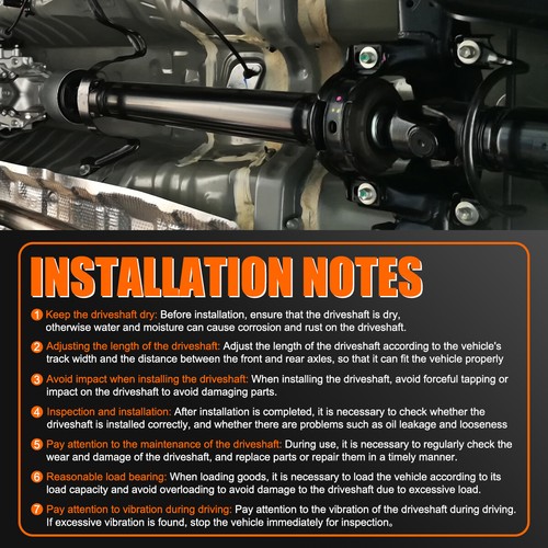 OEM Rear Driveshaft Prop Shaft Assy fits Ford F150 F-150 2004-2008 4.6L 5.4L RWD - Picture 9 of 22