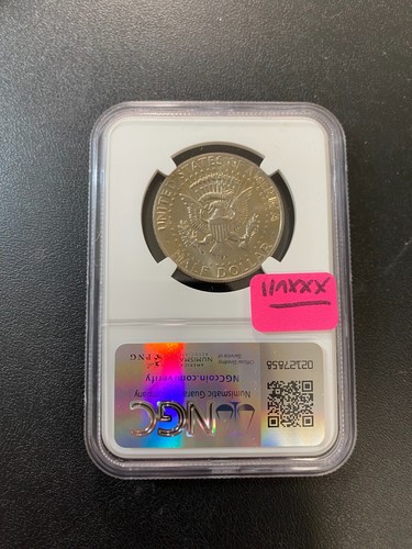1980 D KENNEDY HALF DOLLAR NGC MS-66 - UNCIRCULATED - CLAD - CERTIFIED SLAB -50C - Picture 2 of 2