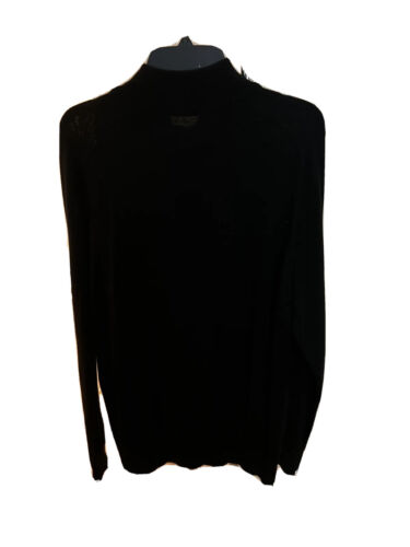 Cutter & Buck Argyle Mens Sweater Half Zip Black Blue Gray Size Large - Picture 5 of 5