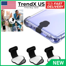 3 Packs USB C Dust Plug for Phone USB Type C Port Silicone Dust Cover Cap Cloud