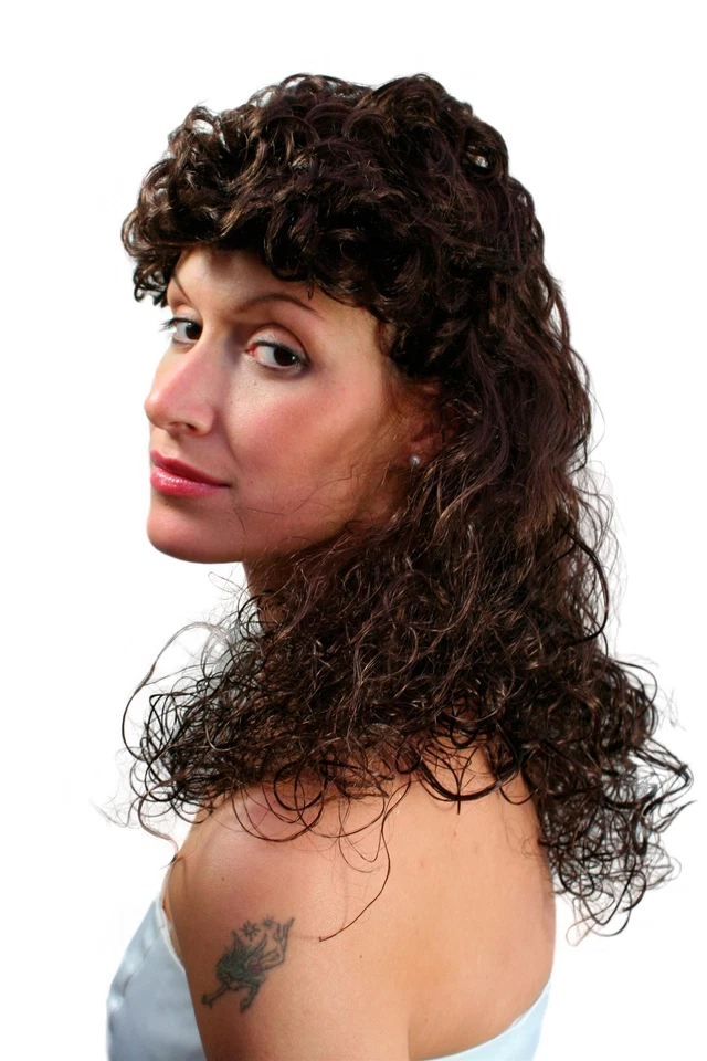 SÜDSTAATEN Perücke WINDE VERWEHT Lady Locken lockig Braun brünett Wig LM3045 NEU - Bild 1 von 3