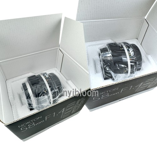 New VOIGTLANDER NOKTON 58mm f1.4 SL II S BLACK or SILVER Nikon AIS Manual Focus - Picture 3 of 15