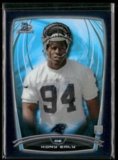 2014 Bowman Chrome Kony Ealy 196 Black Refractor SN Carolina Panthers