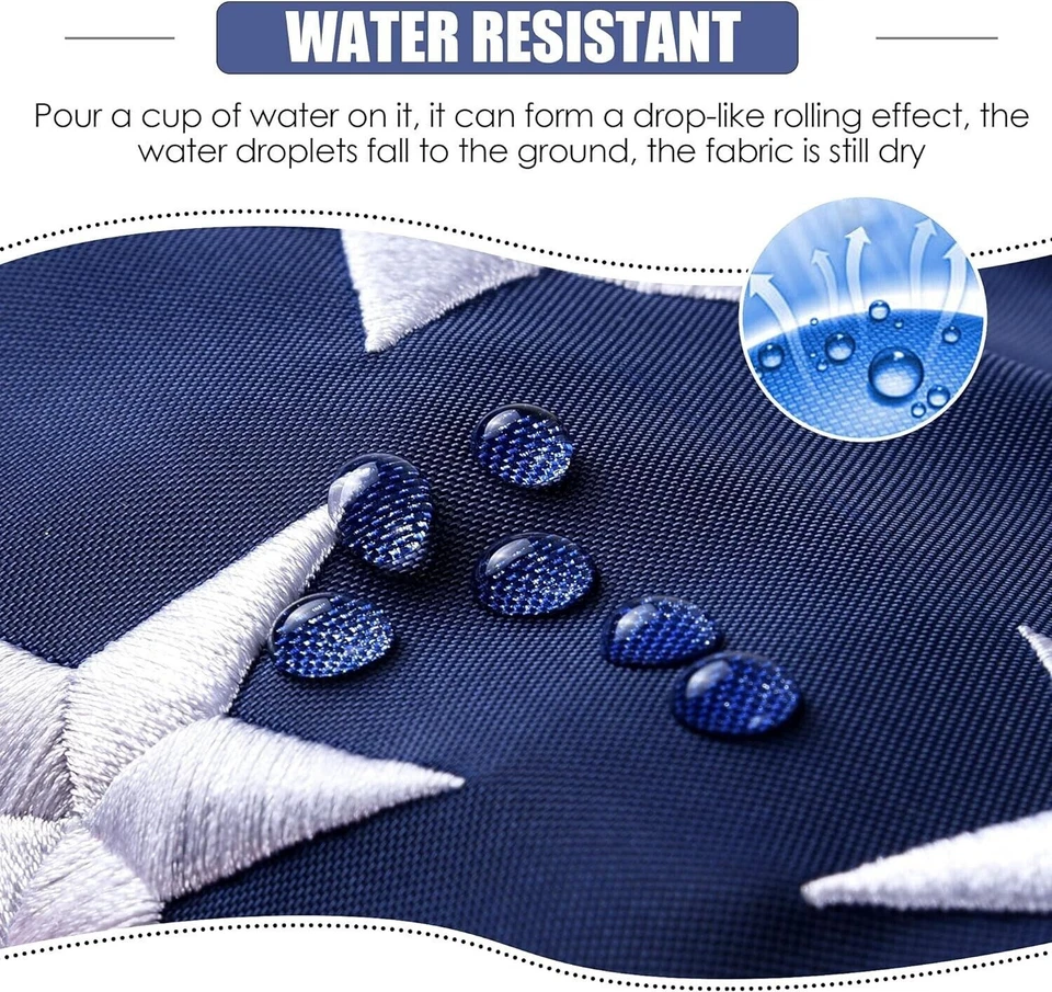 Американский флаг 8 x 12 футов США США нашитые полосы вышитые звезды латунный люверс - Изображение 2 из 2