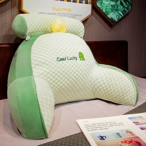 Bed Reading Lumbar Pillow Back Rest Lumbar Support Arm Seat Cushion Lounger Pads - Picture 8 of 15