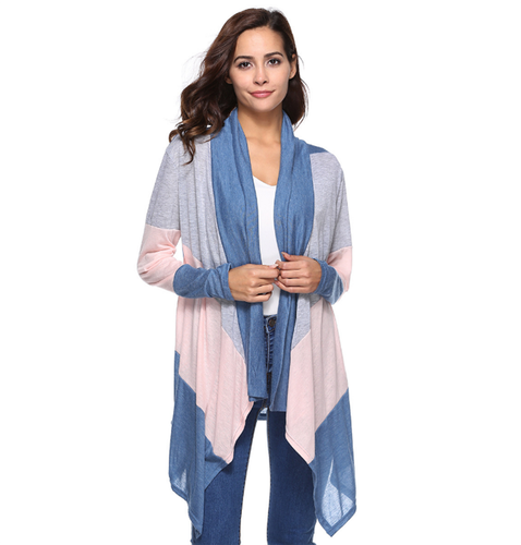 Cardigan for Women Casual Open Front Knit Coat Long Sleeve Lightweight Outwear - Picture 13 of 24