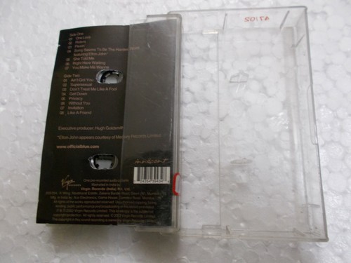 BLUE ONE LOVE  2002 RARE orig CASSETTE TAPE INDIA indian - Picture 4 of 4