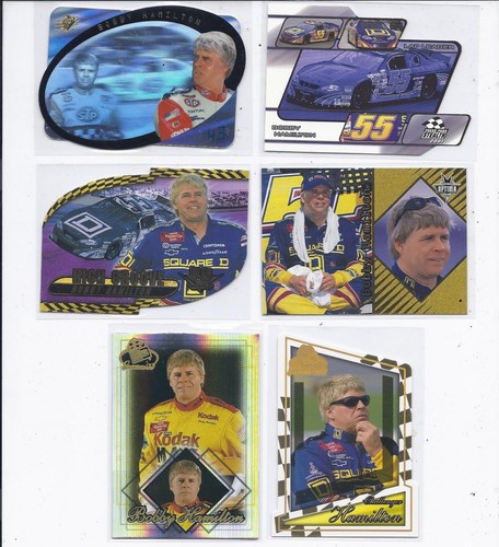 (41)ct BOBBY HAMILTON NASCAR RACING DRIVER/CAR CARD LOT - Picture 6 of 6