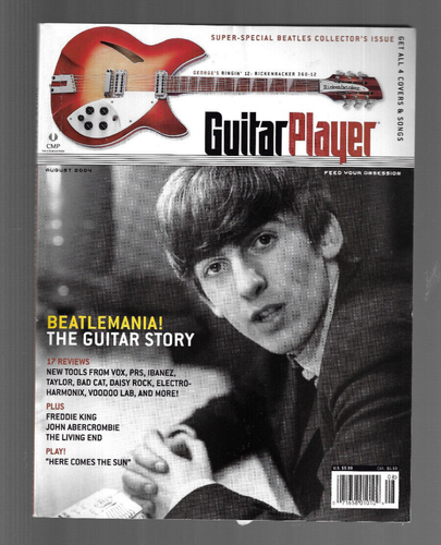 GITARRIST AUGUST 2004 Musikmagazin Sonderausgabe Beatles George Harrison +