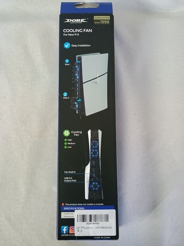 Dobe USB External Super Cooling Fan Playstation PS5 Brand New - Picture 2 of 4