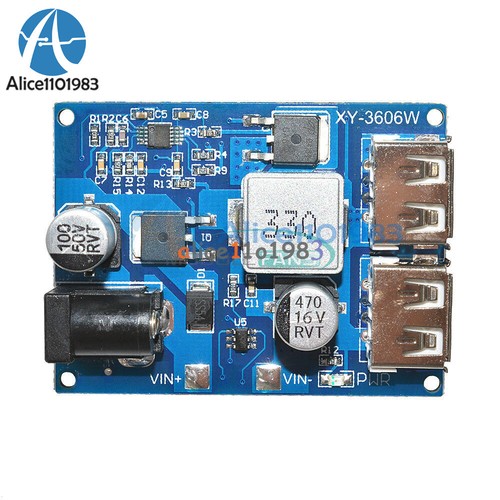 DC-DC 7-60 & 24V/12V to 5V 5A 4USB Output Buck Converter Step down Power Supply - Picture 26 of 26