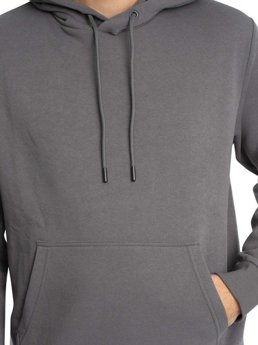 Jack & Jones Men's Bradley Pullover Hoodie, Grey - Picture 4 of 6