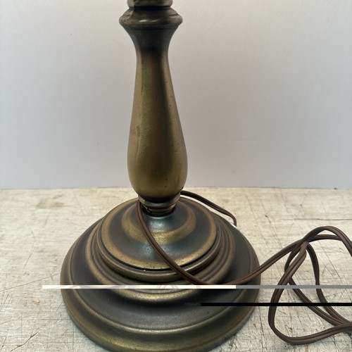 Vintage Brass Table Lamps With Brass Shade And Globe - Picture 24 of 24