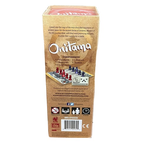 Onitama Board Game by Arcane Wonders Simple Game of Samurai Chess Tactics - Picture 3 of 8