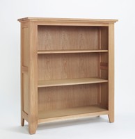 Sherwood - Oak Low Bookcase / Light Oak Small Bookcase / Modern Oak Shelving Sherwood - Oak Low Bookcase / Light Oak Small Bookcase / Modern Oak Shelving