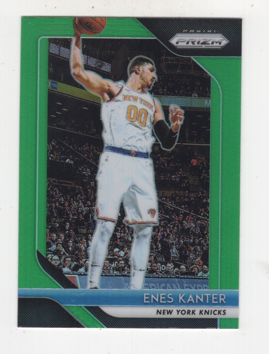 2018-19 PANINI PRIZM GREEN PRIZM ENES KANTER NEW YORK KNICKS #277