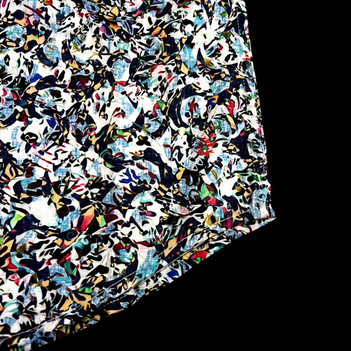 Robert Graham Geometric Wild Paisley Colorful Swirl Painting Sport Shirt 2XL - Picture 8 of 13