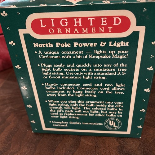 Hallmark Keepsake Magic Lighted Ornament North Pole Power and Light 1987 - Picture 3 of 8