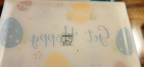 *SALE* TEMPTATIONS EGGHUNT SET OF 3 GLASS PLATTERS - Picture 11 of 11