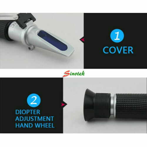 New Brix Wort Specific Gravity Refractometer 0~32% Fruit Beer Wine Sugar Test US - Picture 5 of 8
