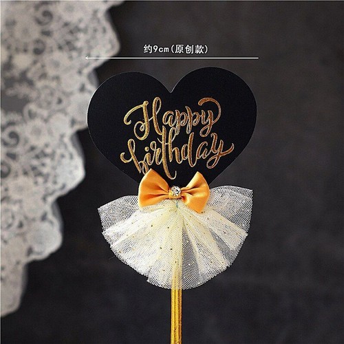 Royal King Crown Birthday Cake Toppers-Black White Style Bake Topper Decorations - Picture 17 of 28