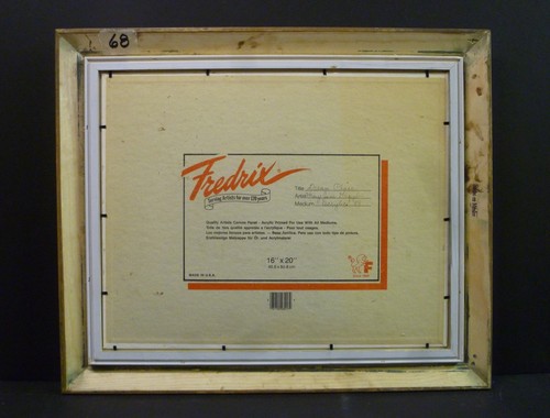 "Dream Place" Flowers Original Mary Jane Grzyb Landscape Oil Painting Art Framed - Picture 8 of 8