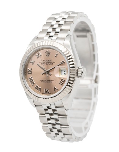 Rolex Datejust 28 Stainless Steel & White Gold / Salmon Dial / 2020 / 279174 - Picture 2 of 7