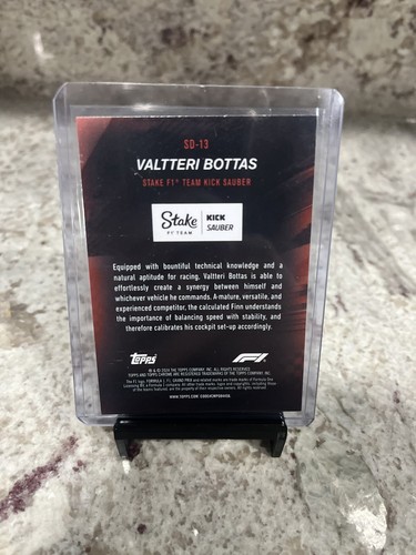 Fórmula 1 Topps Chrome 2024 - Speed Demons #SD-13 Valtteri Bottas - Imagen 3 de 3