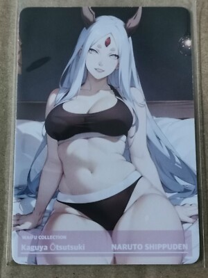 Naruto Shippuden inspiriert Ooh la la Waifu Schönheit maßgeschneiderte Karte Kaguya Otsutsuki B
