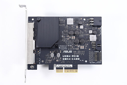 ASUS USB4 PCIe GEN4 CARD Dual USB-C DisplayPort 1.4 PCIe 4.0 ASMedia ASM4242 - Zdjęcie 8 z 9