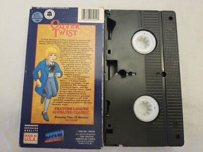 Charles Dickens Classics Oliver Twist Animated Feature [VHS