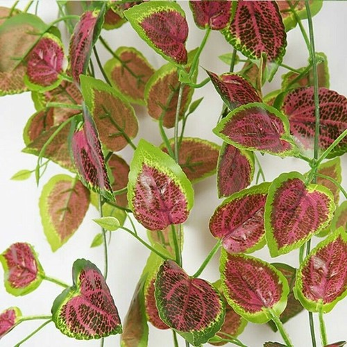 1x Artificial Plants Ivy Leaf Vine Fake Foliage Hanging Garland Home Decor Craft - Picture 7 of 14