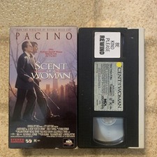 Scent of a Woman (VHS, 1993) EXTREMELY RARE WEST COAST VIDEO WARNING STICKER!!!