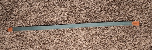 Patagonia Teal 32" Woven Strap Cinch Belt Friction Outdoor Hiking EUC - Picture 2 of 5