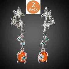 Fashion Turquoise 925 Silver Ear Hook Women Earrings Wedding Dangle Drop Jewelry