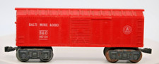 MARX O O27 GAUGE / B&O / #467110 1:48 BALTIMORE & OHIO / RED / BOXCAR / FREIGHT