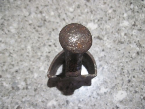 Antikes geschmiedetes Stahl Leder Arbeitswerkzeug Fersenlocher - Will & Finck? - Bild 3 von 9