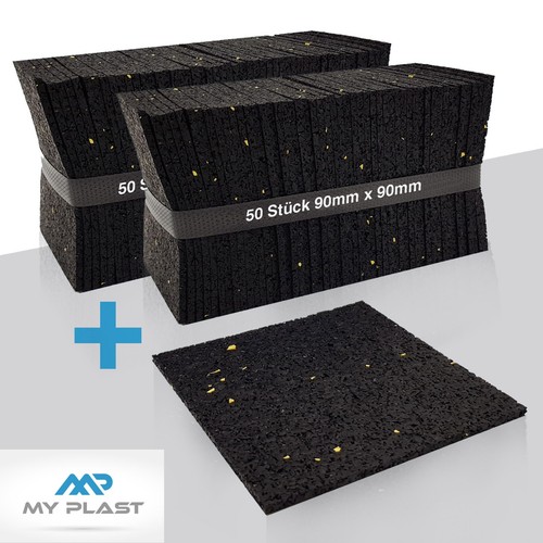 100 Stück 3mm Terrassenpad Terrassenpads Gummigranulat Bautenschutzpads, Pads - Bild 6 von 6