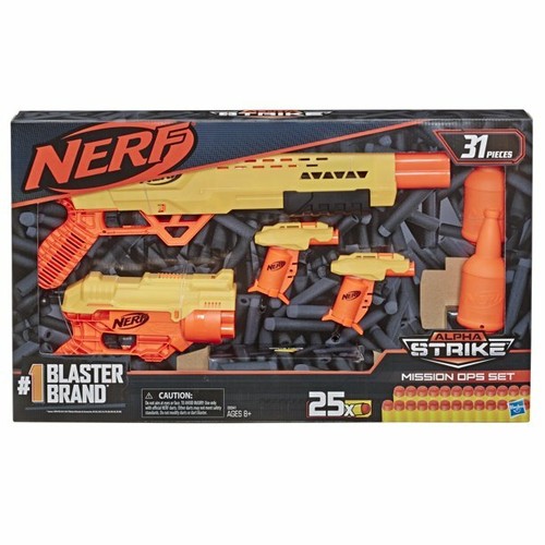 NERF ALPHA STRIKE MISSION OPS SET 4 BLASTERS 2 HALF TARETS 25 DARTS Ships Fast!! - Picture 7 of 12
